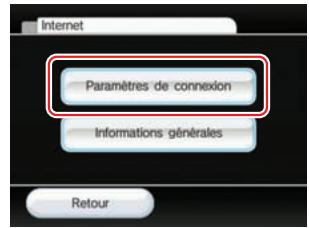 NINTENDO WII - Sélections d'installation Internet pour rechercher un point d'accès manuellement - 1