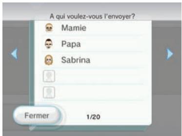 NINTENDO WII - Créer et envoyer un message à un contact Wii - 1