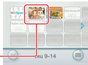 NINTENDO WII - Selectionner la chaîne Mii à partir du menu Wii - 2