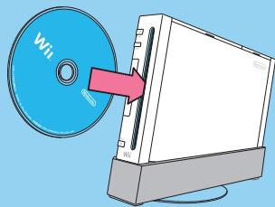 NINTENDO WII - Insérer un disque de jeu - 1