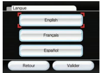 NINTENDO WII - Langue - 1