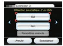 NINTENDO WII - Sélections d'installation Internet pour rechercher un point d'accès manuellement - 8