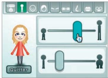NINTENDO WII - Changer les caractéristiques de la Mii (suite) - 2