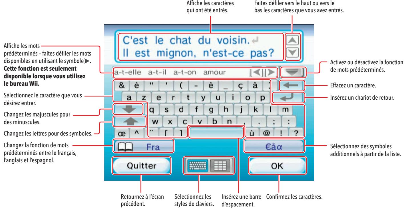 NINTENDO WII - Utiliser les claviers - 1