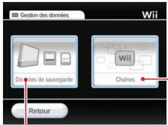NINTENDO WII - Gestion des données - 1