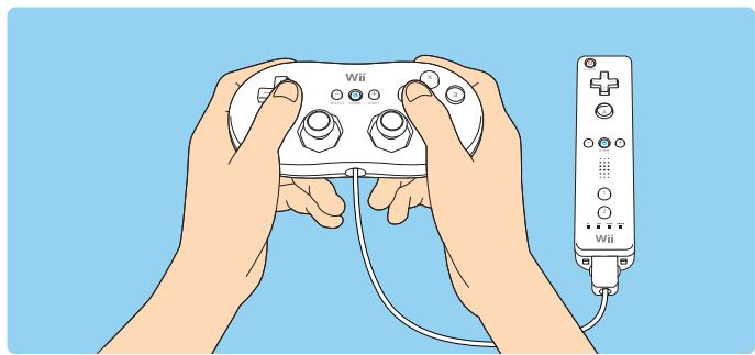 NINTENDO WII - Manette classique (vendue séparément) - 1