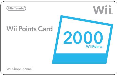 NINTENDO WII - Points Wii - 1