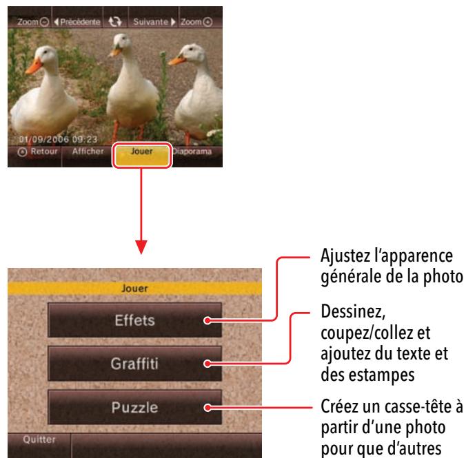 NINTENDO WII - Jouer avec vos photos - 1