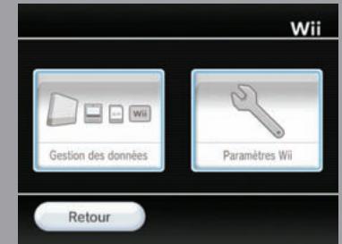NINTENDO WII - Gestion des données et paramètres Wii - 1