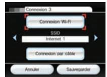 NINTENDO WII - Sélections d'installation Internet pour rechercher un point d'accès manuellement - 5