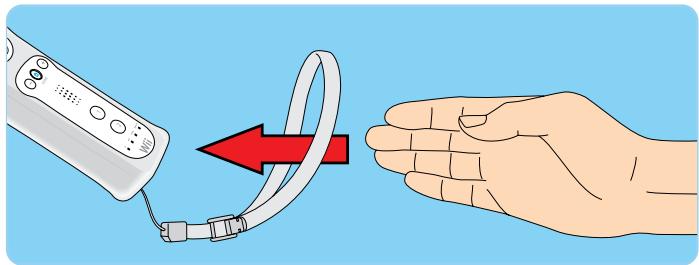 NINTENDO WII MINI - Porter la dragonne de la Wii Remote - 1