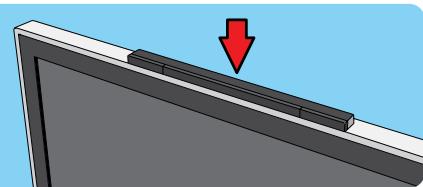 NINTENDO WII MINI - Installation du capteur sur I'ecran - 2