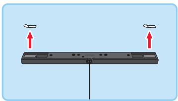 NINTENDO WII U PREMIUM - Retirez les films de protection des adhésifs situés sous le capteur - 1