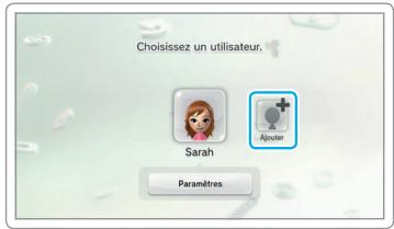 NINTENDO WII U PREMIUM - Ajouter un utiliseur - 1