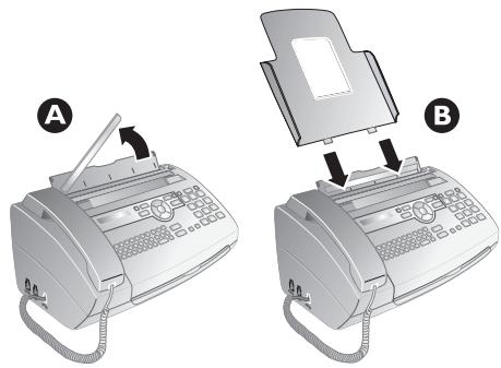 FRANCE TELECOM GALEO 5060 - Enclencher le plateau à papier - 1