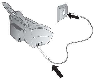 FRANCE TELECOM GALEO 5060 - Raccorder le cable téléphonique - 1