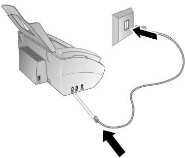 FRANCE TELECOM GALEO 5100 - Raccorder le cable téléphonique - 1