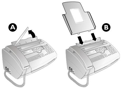 FRANCE TELECOM GALEO 5100 - Enclencher le plateau à papier - 1