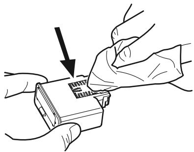 FRANCE TELECOM GALEO 7055 - NETTOYAGE DES CONTACTS ÉLECTRIQUES DE LA CARTOUCHÉ D'IMPRESSION - 7