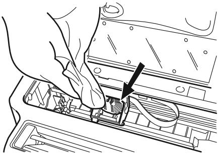 FRANCE TELECOM GALEO 7055 - NETTOYAGE DES CONTACTS ÉLECTRIQUES DE LA CARTOUCHÉ D'IMPRESSION - 8