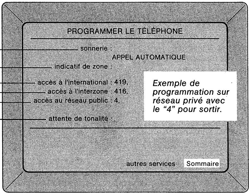 FRANCE TELECOM MINITEL 12 - Pour acceder à la programmation des fonctions du téléphone - 1
