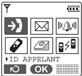 FRANCE TELECOM PANASONIC TCD505 - Ecran du menu principal - 1