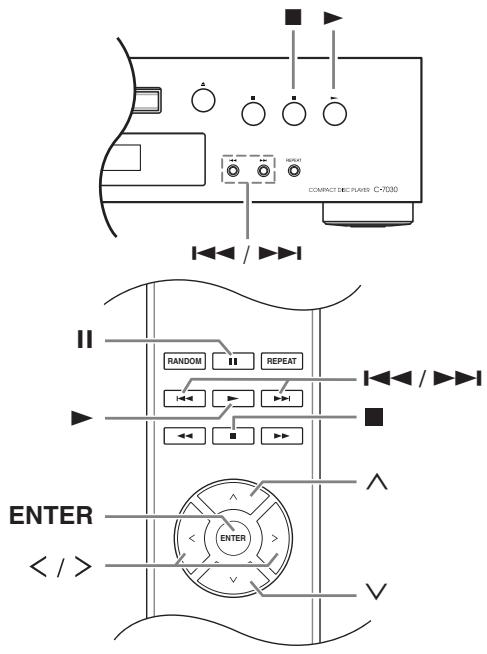 ONKYO C-7030,  C-7070,  C7030 NOIR - Selección de ARCHivos en el modo Navigation - 1