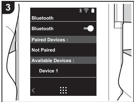 ONKYO DP-S1 - Verbinden über BLUETOOTH® - 3