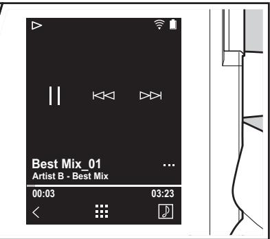 ONKYO DP-S1 - Listening to music from the "Library" - 4