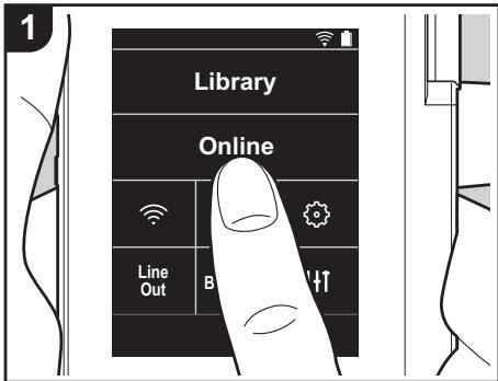 ONKYO DP-S1 - Verwendung von Netzwerkdiensten - 1