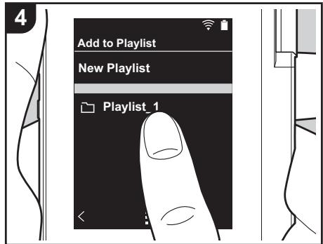 ONKYO DP-S1 - Creating a play list - 4