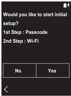 ONKYO DP-S1 - Initial Setup starts automatically - 1