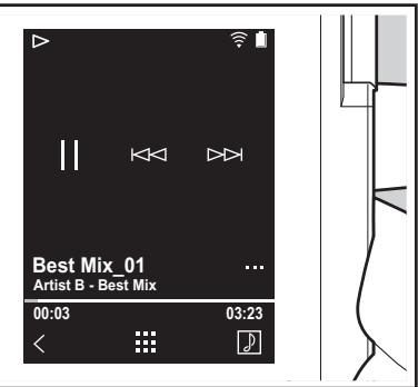 ONKYO DP-S1 - Escuchar música desdela"Bibliotecca" - 4