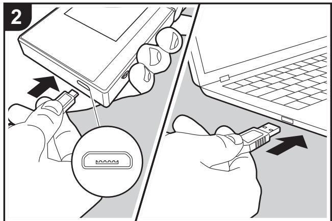 ONKYO DP-S1 - Copying music with "X-DAP Link" - 2