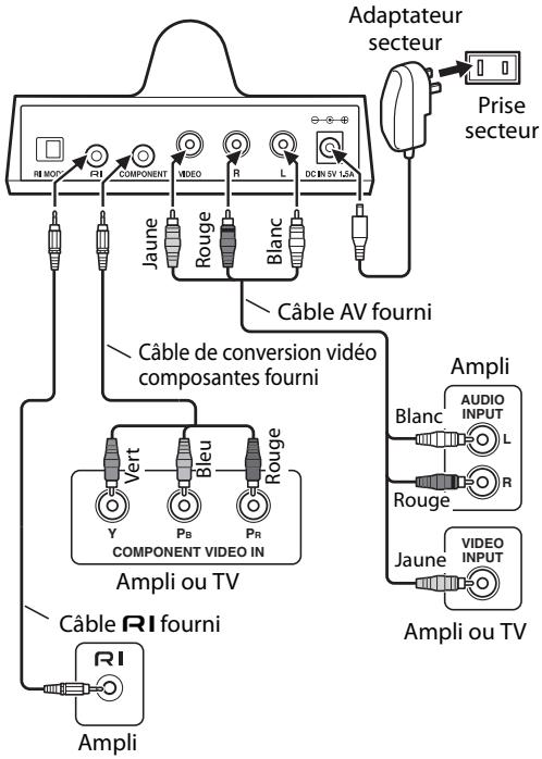 ONKYO DS-A4 - Schémas de connexions du RI Dock - 1