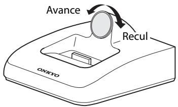 ONKYO DS-A4 - Régler l'adaptateur de l'iPod/iPhone - 1