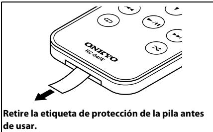 ONKYO DS-A5 - Apuntado del mando a distancia - 1