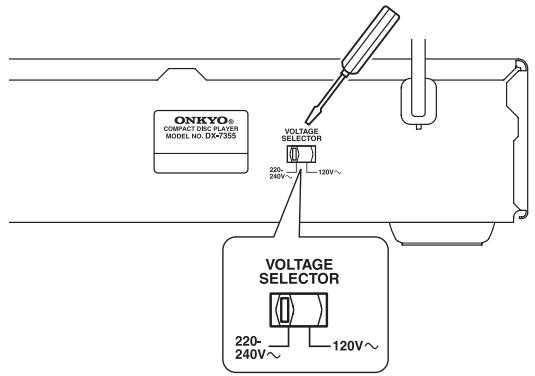 ONKYO DX-7355 - Remarques : - 2