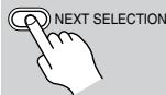 ONKYO DX-C390 - Premete un'altra volta il pulsante [NEXT SELECTION] per impostare la funzione Next Selection. Telecomando - 1