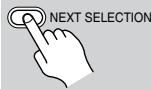 ONKYO DXC390 - Pulse de nuevo la tecla [NEXT SELECTION] paraaabustar la funciona Next Selection. - 1
