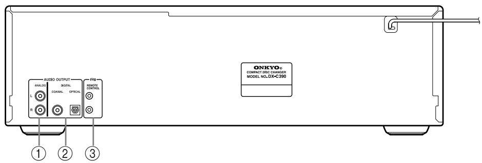 ONKYO DXC390 - Panneau arrête - 1