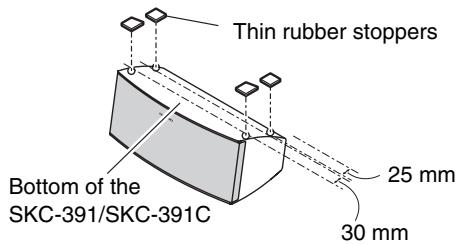 ONKYO HT-S4505 - Using the Rubber Stoppers for a More Stable Platform - 2