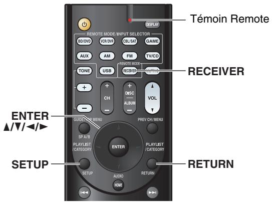 ONKYO HT-S4505 - Proédures courantes dans le menu de configuration - 1