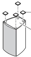 ONKYO HT-S4505 - Using the Rubber Stoppers for a More Stable Platform - 1