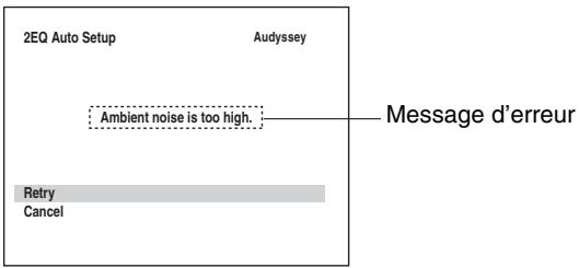ONKYO HT-S6505 - Messages d'erreur - 1