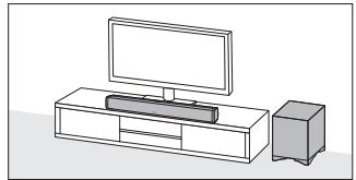 ONKYO LS-B50 - Montage sur une tabletteasse ou sur un support de taveliseur - 1