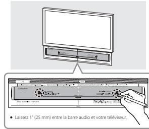 ONKYO LS-B50 - Marquez les deux points de vis avec un stylo. - 1