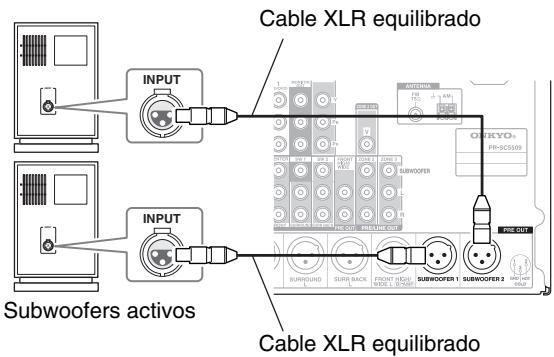 ONKYO PR-SC5509 - Conexión via jacks de XLR - 1