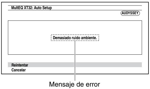 ONKYO PR-SC5509 - Mensajes de error - 1