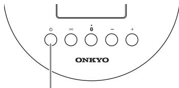 ONKYO RBX-500 - Appuyez sur le bouton (Alimentation) de l'unité principale ou de la télécommande. - 1
